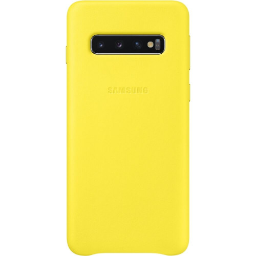 Samsung Leather Cover Yellow pro G973 Galaxy S10 (EU Blister)